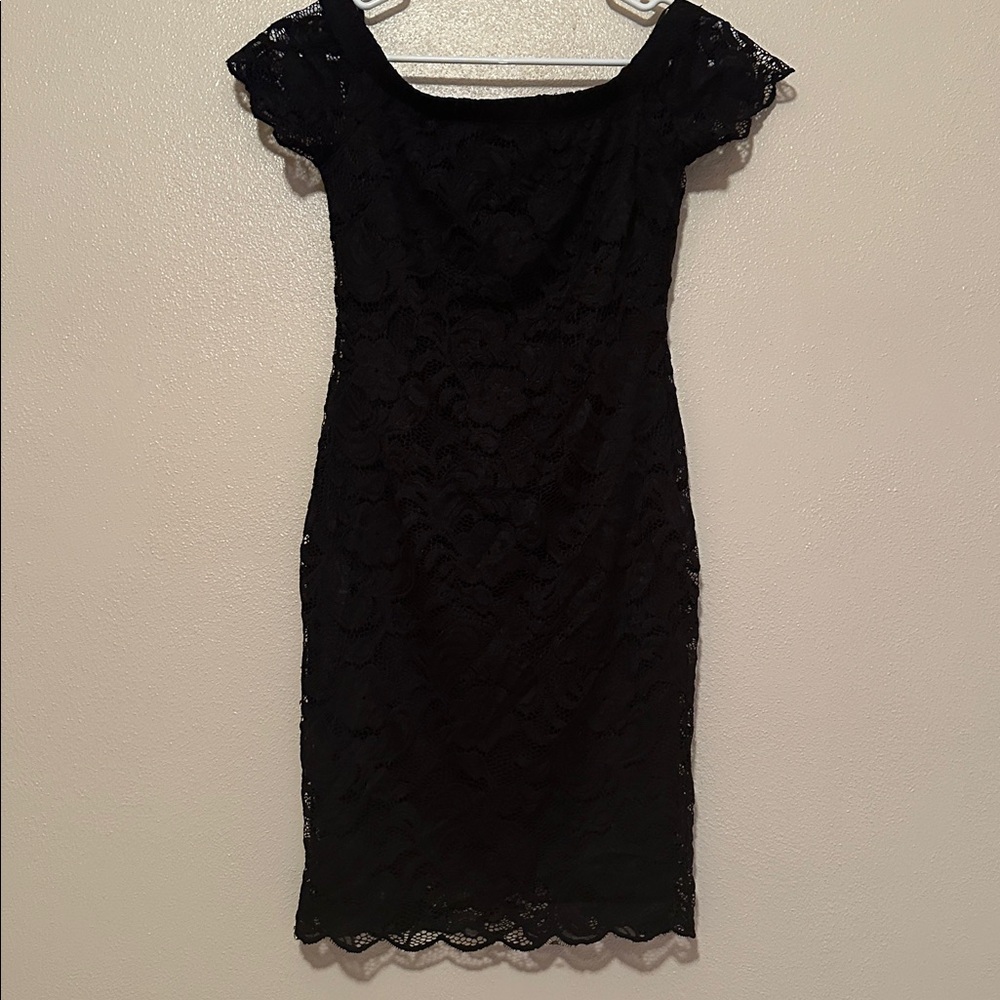 Rue21 Black Lace Midi Dress